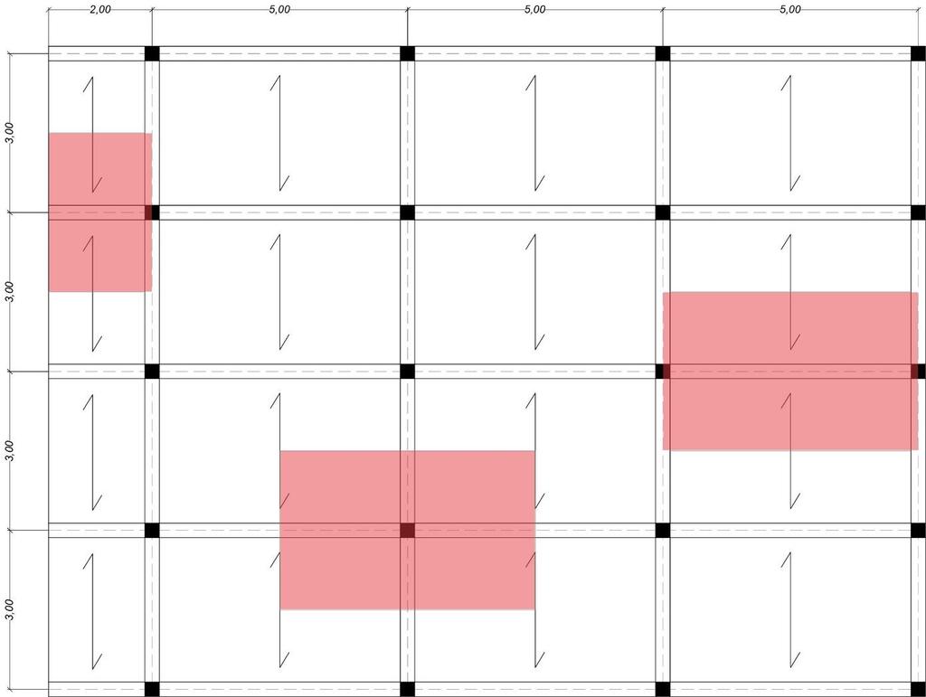 Legno Trave Come nel Cls, parto dalle dimensioni impostate in pianta per prima cosa mi ricavo l area d influenza della trave più sollecitata, ovvero quella che porta il solaio e l interasse.