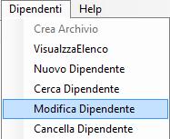 Modifica dipendente Appunti
