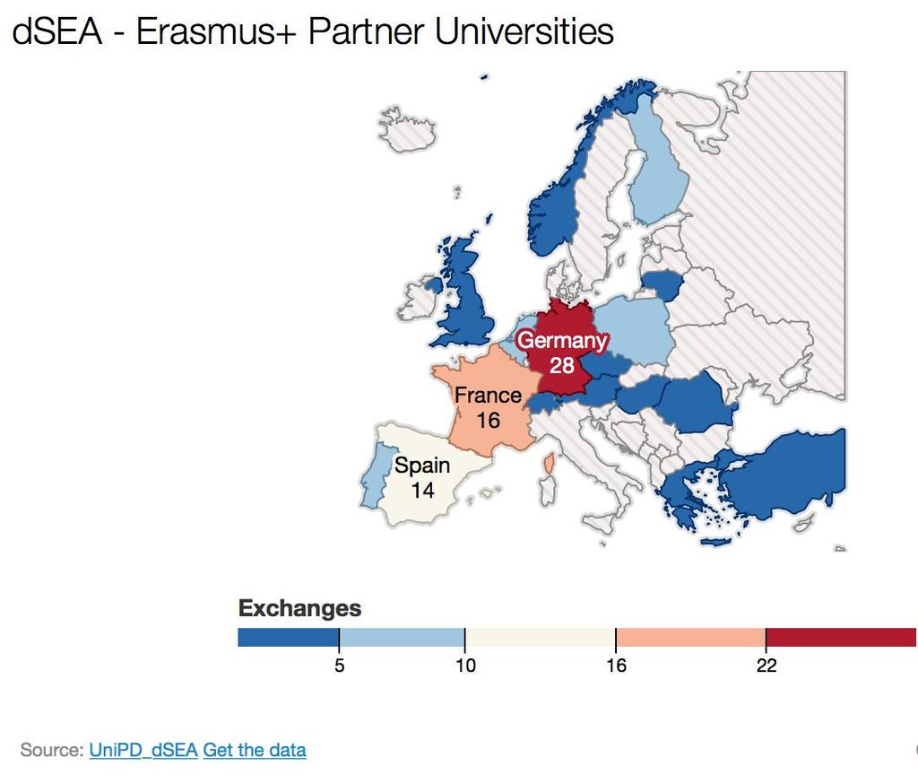 1. Erasmus Studio: gli scambi Gli Scambi dsea: