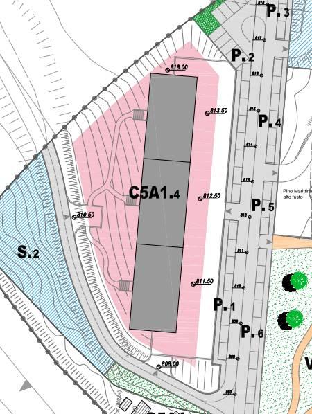 Lotto C5A1.4 Volumetria Edificata: 0,00 mc Volumetria Edificabile: 11.