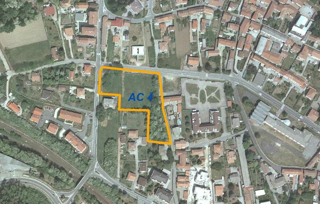 Ambito di Completamento AC 4 Completamento residenziale Via Piave PARTE PRIMA Stato attuale, dati del comparto e obiettivi generali per la pianificazione attuativa Inquadramento del contesto