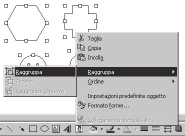 Per creare figure identiche è sufficiente crearne una, selezionarla e trascinare con il mouse tenendo premuto tasto