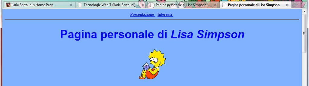 Firebug: un esempio Vediamo Firebug all opera sulla pagina web di Lisa Simpson: Esercitazione 0 31 Firebug Lite e Notepad++ Firebug-Lite è una versione leggera di Firebug (niente debug Javascript, né