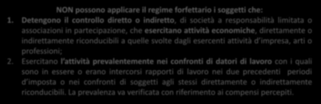 Le modifiche al regime forfettario Il comma 19 dell articolo 1 della Legge di Bilancio 2019 prevede importanti modifiche al regime forfettario riservato alle persone fisiche ex art.1, cc.