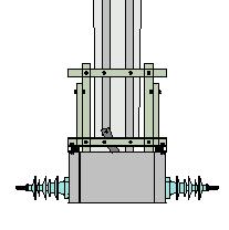 Elastimold type cable connection