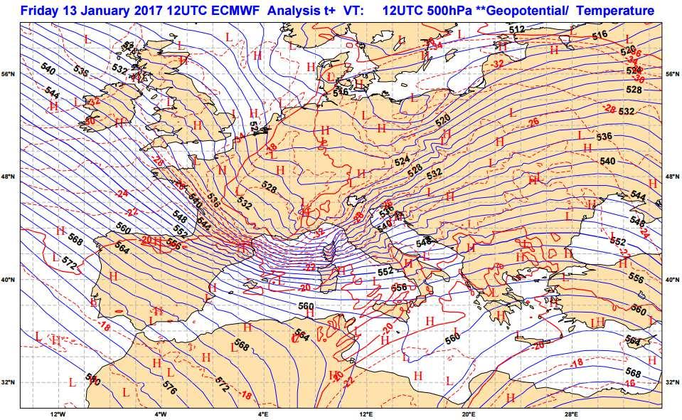 CARATTERIZZAZIONE METEOROLOGICA DEL MESE DI 217 Gennaio 217 è risultato quasi completamente asciutto in tutte le stazioni meteorologiche e, ovunque, con temperature inferiori alla media.