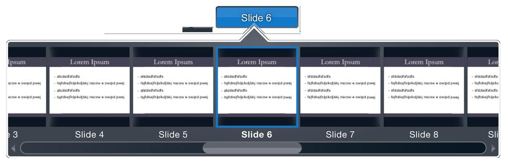 Introduzione a Collaborazione Web I tasti di spostamento si trovano nella parte superiore dello schermo, al di sopra del documento condiviso.