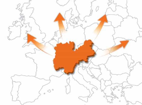 Dal Trentino in Europa con il