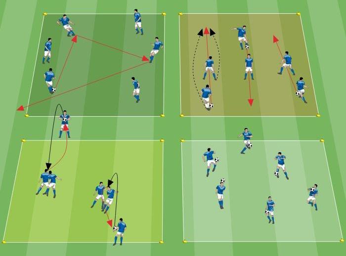 ATTIVAZIONE TECNICA Confidenza con la palla 16 minuti 32x16 metri 24 giocatori Dimostrate di dominare la palla in ogni situazione tecnica Giochi di tecnica Il campo viene diviso in 4 rettangoli di