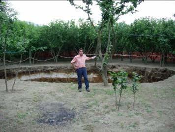 i sinkholes, fenomeni