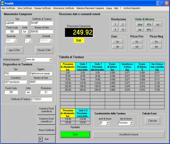 si interfaccia direttamente al manometro JET e supporta l operatore nelle