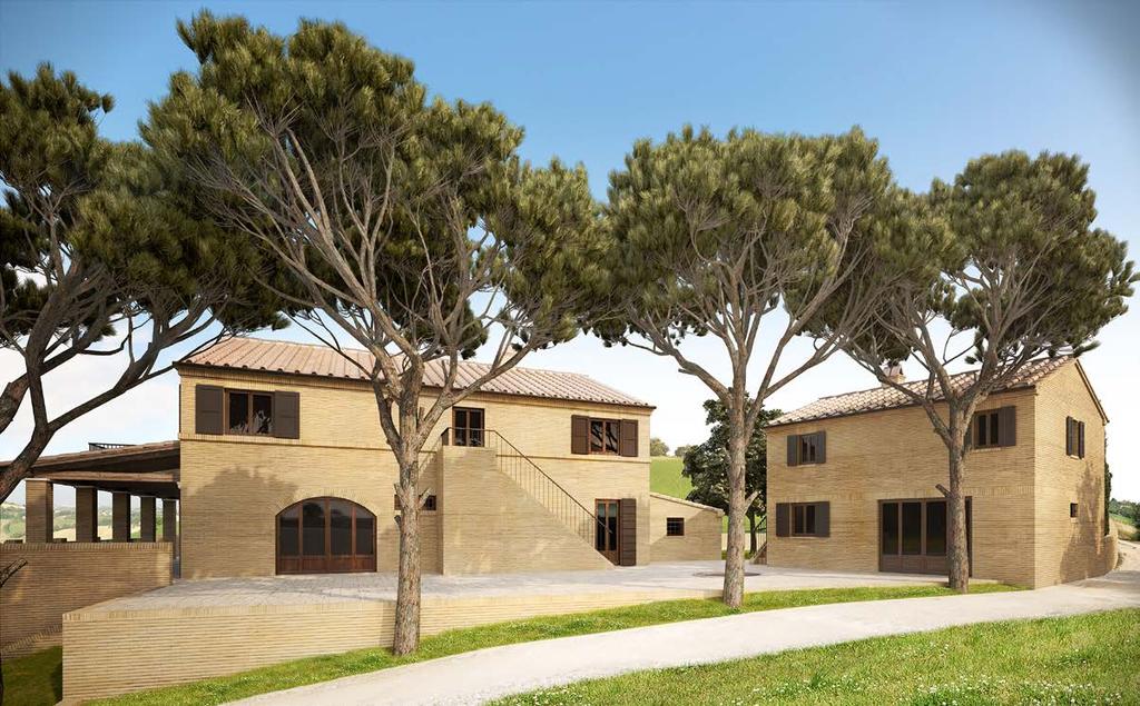 La proposta immobiliare Lo splendido Casale Simonetta, a Monte San Pietrangeli in provincia di Fermo, con oltre 6 ettari di terreno è in vendita. Il complesso è da ristrutturare.