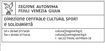 Legge regionale 11 agosto 2014, n. 16 (Norme regionali in materia di attività culturali). Articolo 43 (Residenze) del Decreto del Ministro dei Beni e delle Attività culturali e del Turismo n.