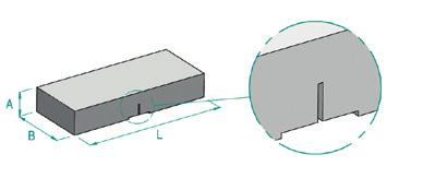 Tetto piano - supporti fissi Supporto triangolare fisso a 30 - Fissaggio con e senza ZAVORRA ATL085 30 > 30 cm ORIZZONTALE Supporto