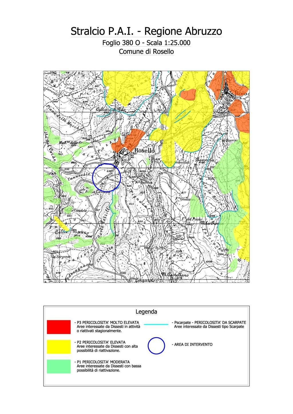 Fig. 1.5 Stralcio PAI Regione Abruzzo Dalla figura 1.