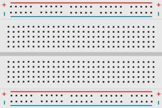 1.5 Breadboard (basetta) Una Breadboard è uno strumento utilizzato per creare prototipi di circuiti elettrici.