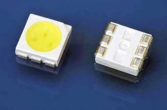 il chip; utilizzati come spie luminose su circuiti stampati.