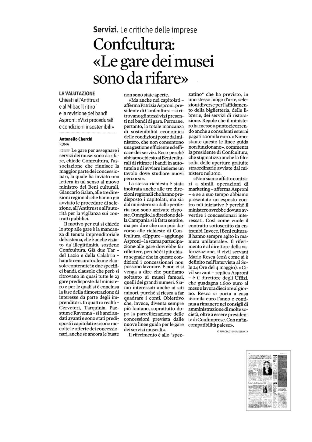 Quotidiano Milano 21-MAG-2011 Diffusione: 291.405 Lettori: 1.