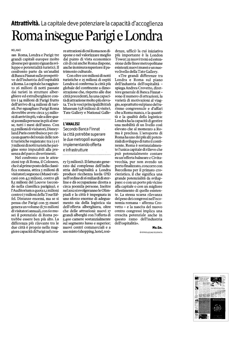 Quotidiano Milano 22-MAG-2011 Diffusione: 291.405 Lettori: 1.085.