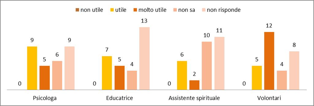 Grafico 10 Tipologia di sostegno Come emerge dal grafico, non tutti gli utenti usufruiscono di queste forme di supporto.