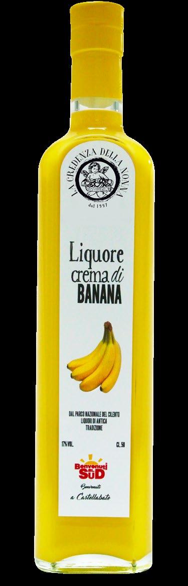La crema di banana è un liquore a base di crema di latte, panna, infusi e aromi naturali.
