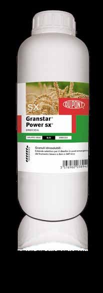 DuPont TM Granstar Power X Ottima miscibilità Granstar Ultra X è riconosciuto come il miglior partner dei più diffusi prodotti di vecchia e nuova introduzione, per il controllo delle graminacee.