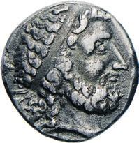 con davanti uno scudo, + 100 98 98 PTOLEMY III - (246-221 a.