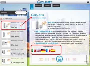 scorrevole dei prodotti elencati sotto ciascun sistema (vedi immagine).