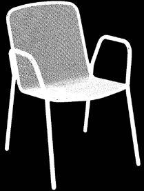 Alluminio Le nostre sedie in alluminio sono particolarmente stabili e robuste.