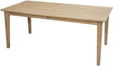 Combinazione tavolo in alluminio stampato effetto legno Tavolo in
