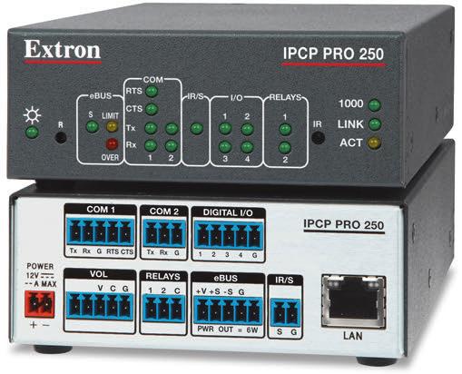 Processore di controllo IP Link Pro, barra DIN 0-0-0 IP Pro 0DR Processore di controllo IP Link Pro, barra DIN, aggiornamento LinkLicense per interfacce utente 0-0-0A IP Pro DR Processore di