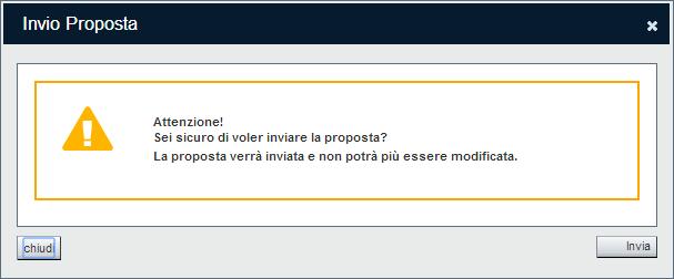 4.2. Stampa E possibile stampare la proposta: in bozza, per verificare le informazioni inserite.