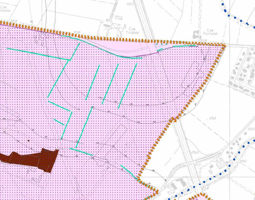 TAVOLA 25 - Localizzazione del sovrappasso n.