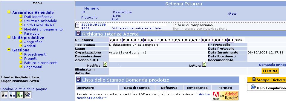 Per accedere alla modifica è sufficiente cercare in anagrafe il soggetto