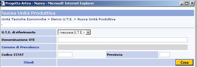 Unità Locali da RI: I dati relativi alle unità locali dell impresa verranno acquisiti attraverso il collegamento al Registro Imprese soltanto per le aziende iscritte, mentre per i soggetti che non