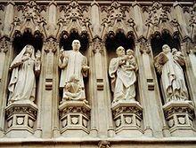 Abbazia di Westminster, quattro dei personaggi ritratti: Elisabetta