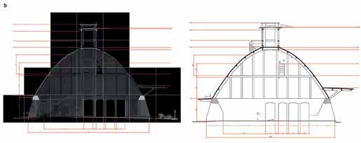 Il gusto francese della sistemazione prevedeva il pavillon system, con quattro torri angolari e una corte centrale.