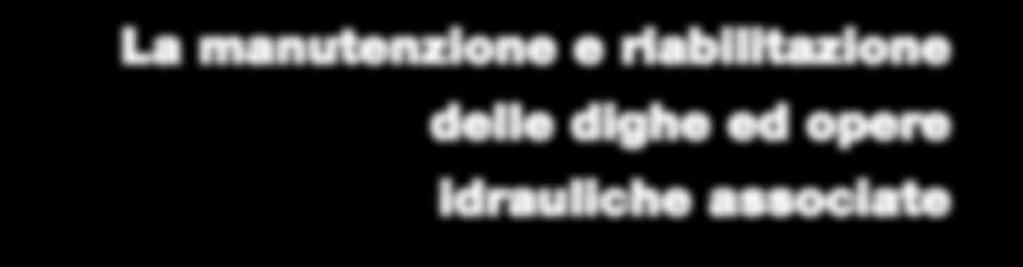 La manutenzione e riabilitazione di Francesco Fornari ITCOLD Comitato Italiano Grandi Dighe è un'associazione culturale e scientifica che si propone di promuovere ed agevolare lo studio di tutti i