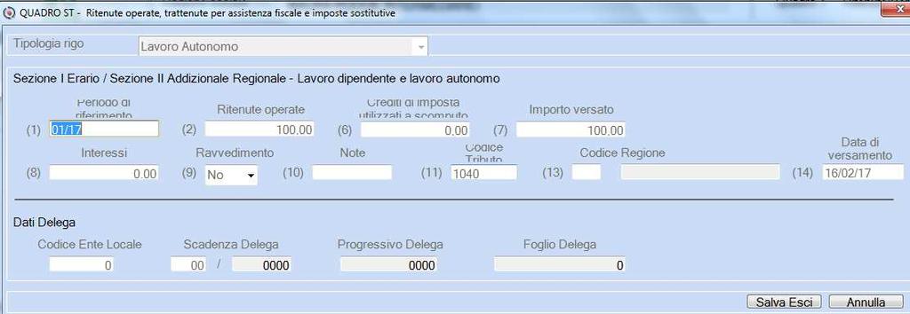 Stampe simulate aggregazione importi Dal menù utilità è possibile eseguire la stampa simulata con l aggregazione degli importi che consente di effettuare la stampa aggregata di tutti i campi dei