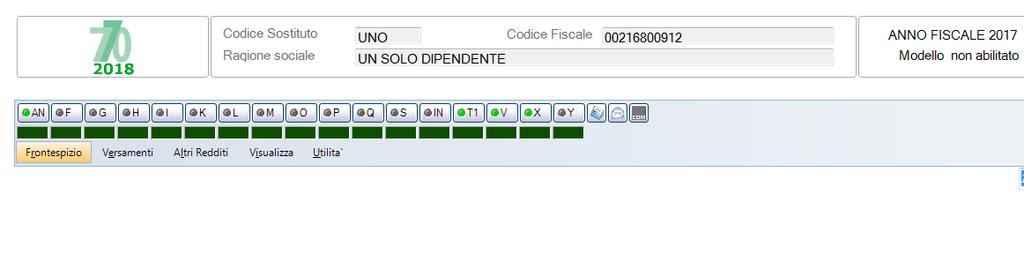 In questo caso per l azienda estinta non sarà possibile eseguire la stampa ministeriale