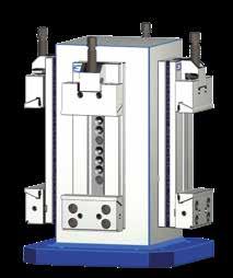 Interface set up on each tombstone face, vise mounting and alignment through vise