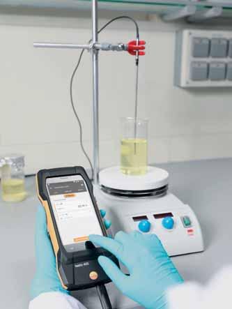 Misura dei parametri ambientali con lo strumento testo 400 Innovazione tecnologica all avanguardia: misure in laboratorio, cleanroom e industria.