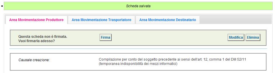 6 Successivamente al salvataggio è