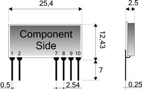 TRASMETTITORE Il è un modulo trasmettitore SAW di dati digitali con modulazione AM OOK.