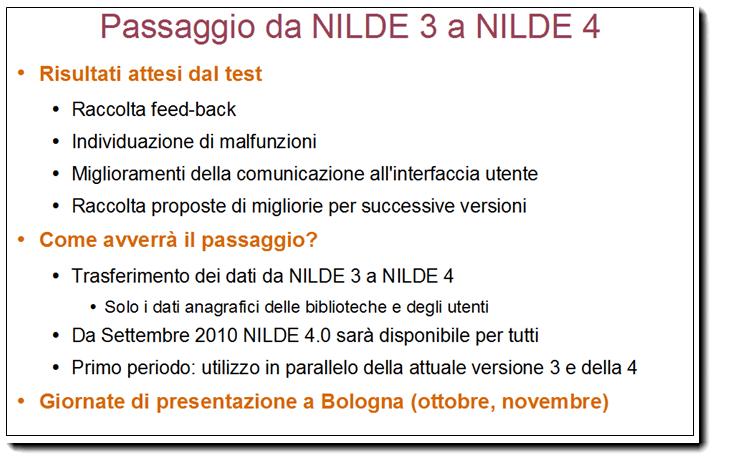 79 Ogni volta che NILDE visualizza una lista di biblioteche fornitrici, queste sono ordinate secondo una formula di RANKING.