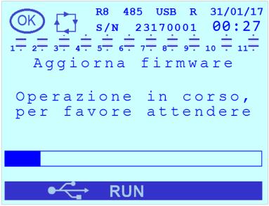 Durante l esecuzione di un comando comparirà un messaggio informativo indicante che l operazione richiesta è in corso.