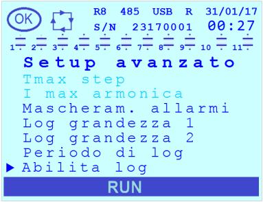 7.1 Differenziazione tempo di manovra (Tempo manovra) Il parametro Tempo manovra permette di abilitare la differenziazione del tempo di manovra in inserzione e in