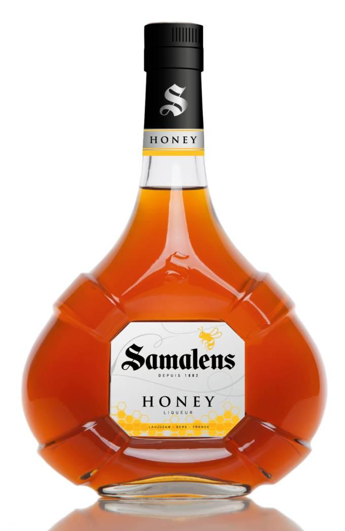 HONEY LIQUEUR Liquore 35% Alc. /Vol. Samalens Honey è un liquore d Armagnac al miele prodotto a partire da un assemblaggio esclusivo di Armagnac e miele francese.