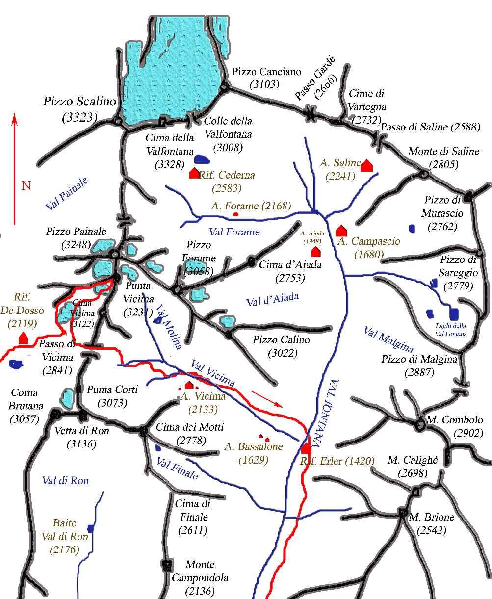 Itinerario Una via ampia e ben segnalata, dopo aver attraversato i prati di Carnale, si inoltra senza notevoli dislivelli fra i boschi della Val di Togno.