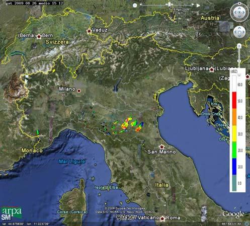 Nel pomeriggio nuovi impulsi di precipitazione interessano la Sardegna, il Piemonte, la nostra Regione e, successivamente, la pianura di Lombardia e Veneto.